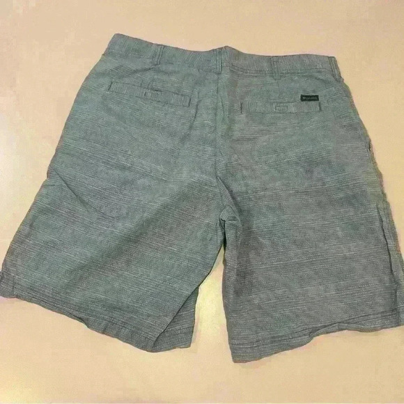 Columbia Blue Flat Front Shorts Size 10 - Picture 3 of 5